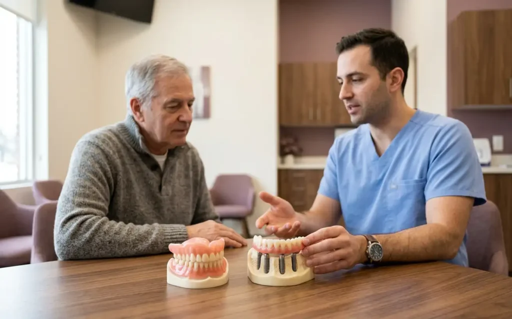 Dentures vs. Dental Implants